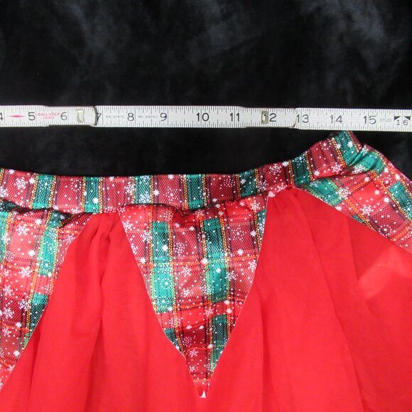 3pc Red White and Green Christmas Holiday Lingerie Costume Set - Picture 13 of 15